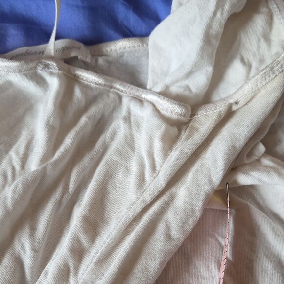 Ambiance Apparel White Long Cami Y2K Cotton Adjustable Straps Vintage Layering - Picture 4 of 7